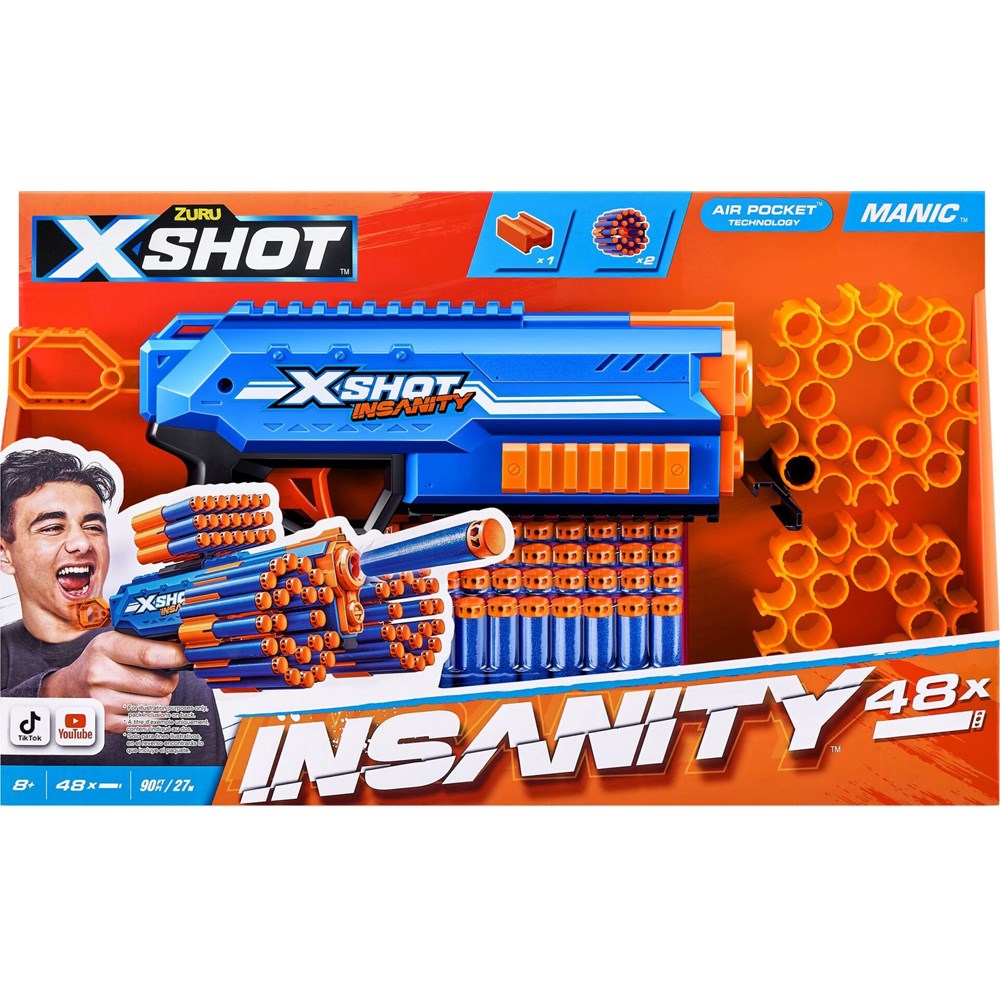X-shot Insanity Manic Pistol