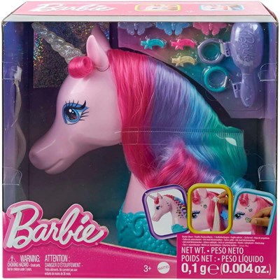 Barbie Unicorn Sminkehoved