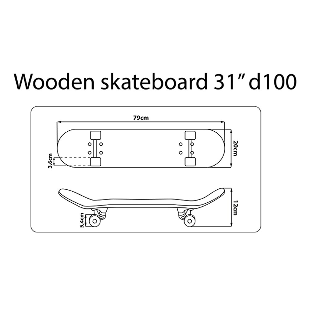 Star Wars D100 Grogu Skateboard 79 cm