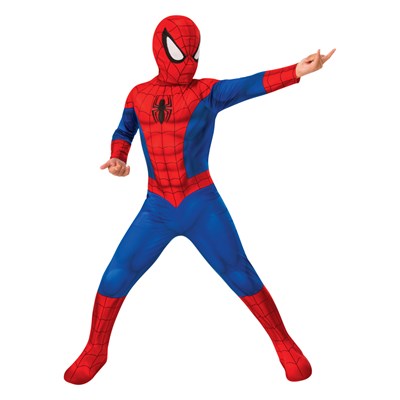 Spiderman Dragt Deluxe 110 cm