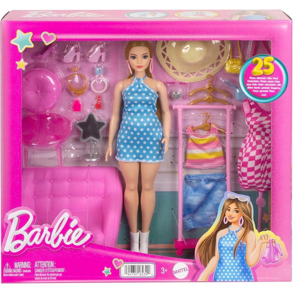 Barbie Stylist med Skab