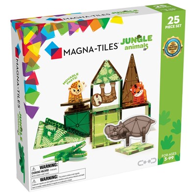 Magna Tiles Jungle Dyr 25 Dele